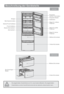 Page 27Beschreibung der Geräteteile
Kühlfach
Ablage
Weinflaschenhalter
Deckel Frischhaltebox
Frischhaltebox
Gemüsefach Deckel GemüsefachKlappfach
(einschl. Eierhalter)
Klappfach Boden
Butterfach
Regal für mittlere
Flaschen
Regal für große
Flaschen
Regal für kleine
Flaschen
Mittlere Schublade
Untere Schublade
Gefrierfach
Mittlere Schublade
Untere Schublade Durchsichtiger
Boden
HinweisDie abgebildeten Zubehörteile sind für verschiedene Modelle. Die abgebildeten
Zubehörteile und die ihres Kühlschranks können...
