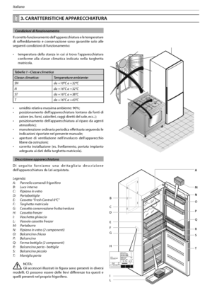 Page 43
Italiano
  Condizioni di funzionamento
Il corretto funzionamento dell’apparecchiatura e le temperature 
EJ SB