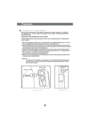 Page 14
Assembly of the Door Handle
illustration 1 illustration 2
 