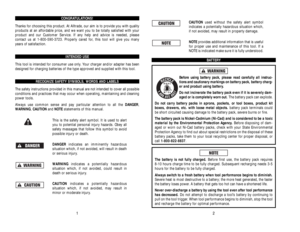 Page 22CAUTIONused without the safety alert symbol
indicates a potentially hazardous situation which,
if not avoided, may result in property damage.
NOTEprovides additional information that is useful
for proper use and maintenance of this tool. If a
NOTE is indicated make sure it is fully understood.
BATTERY
Before using battery pack, please read carefully all instruc-
tions and cautionarymarkings on battery pack, battery charg-
er and product using battery.
Do not incinerate the battery pack even if it is...