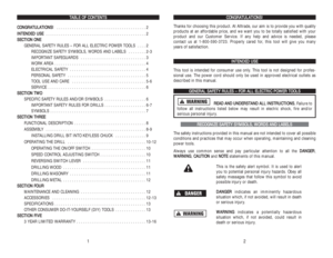 Page 2C CO
ON
NG
GR
RA
AT
TU
UL
LA
AT
TI
IO
ON
NS
S!
!
Thanks for choosing this product. At Alltrade, our aim is to provide you with quality
products at an affordable price, and we want you to be totally satisfied with your
product and our Customer Service. If any help and advice is needed, please 
contact us at 1-800-590-3723. Properly cared for, this tool will give you many 
years of satisfaction.
I IN
NT
TE
EN
ND
DE
ED
D 
 U
US
SE
E
This tool is intended for consumer use only. This tool is not designed for...