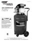 Page 1Model #835521
AIR COMPRESSOR
30 Gallon / 
5 Peak HP
212184
If you encounter any problems or difficulties, Do not return your compressor to the store!
Please contact our toll-free customer service department at:
1-800-423-3598 • 1-310-522-9008 (California Only) • www.alltradetools.com
THIS EQUIPMENT REQUIRES A DEDICATED
115 VOLT CIRCUIT.DO NOT RUN OTHER
APPLIANCES,LIGHTS,OR TOOLS ON THIS
CIRCUIT WHILE OPERATING THIS EQUIPMENT.
BLOWN FUSES OR TRIPPED CIRCUIT BREAKERS
CAN RESULT FROM FAILURE TO COMPLY WITH...