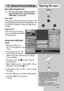 Page 2727
12. General Sound Settings
Base width and spatial sound
The menu points base width and spatial
sound are only shown when the function
SRR WOW is turned off..
Base width
In the case of stereo transmissions, the base width
(= spatial distance between the loudspeakers) can
be artificially widened to achieve a larger stereo
triangle. 
Spatial sound
In the case of mono transmis-
sions, an artificial stereo effect
can be produced.
Activate base width/spatial
sound:
• Press the MENU key.
The TV menu appears...