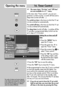 Page 3636
The menu items On time and Off time
are not available in a 2 ** menu.
In the menu item Timer control, you can pro-
gramme a switch-on time, a switch-off time and a
sleep timer (switch off after ...).
The switch-on timeis the time at which the TV set
is to be switched on automatically. 
The switch-off timeis the time at which the TV set
is to be switched off automatically. 
The sleep timer(switch off after...) switches off the
TV set after a programmed delay (which can be
set in steps of 15 minutes)....