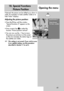 Page 4343
If desired, the picture can be shifted up or down in
order, for example, to make subtitles visible or to
hide ticker displays.
Adjusting the picture position:
• Press the F3key until the window 
Special functions 3 appears on the
screen.
• Press numeric key 
!to select the 
function Picture position vertical.
• You can now use the 
-+
key to move
the picture up and down on the screen
so that, for example, the station logo or
the subtitles are visible.
This setting is not saved. If you wish to save
it...