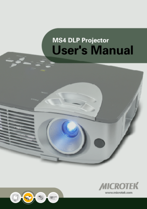 Page 1Conference Projectors
www.microtek.com
Users Manual
MS4 DLP Projector 