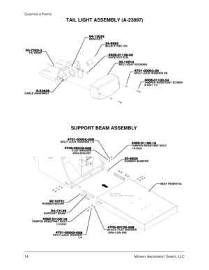 Page 7814 MIDWAY AMUSEMENT GAMES, LLC
CHAPTER 4 PARTS
58%%(5 02817




6833257 %($0








%
%
7$03(5 5(6,67$17 %2/7






[
7$03(5 5(6,67$17 %2/7






[
63/,7 /2&. :$6+(5





%
%

)/$7 :$6+(5






%
%
[[
6($7 3((67$/
%/$&. )/$7 :$6+(5



%
%
[[
58%%(5 %803(5



63/,7...