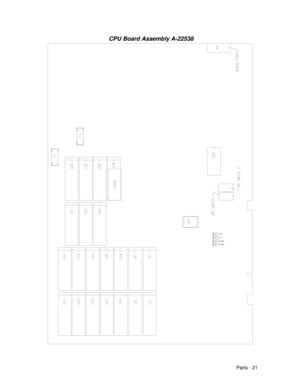 Page 89Parts - 21
CPU Board Assembly A-22538 