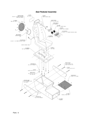 Page 68Parts - 6Seat Pedestal AssemblyH-232754700-00121-004324-01124-124700-00091-00
E-1125
4702-00014-00B 4110-01001-205555-16059-004108-01193-10B
01-15032
 31-33744324-01124-0804-12962.101-152624108-01042-12E-11254110-01001-20
H-23081.2 04-12452-34406-01128-00
5555-16223-00
04-12812 04-1276504-12453.3 