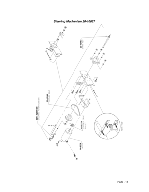 Page 73Parts - 11 Steering Mechanism 20-106275014-12909-00
20-10186
02-5279
20-10183
14-8029 