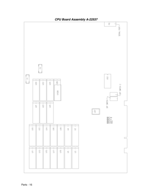 Page 78Parts - 16CPU Board Assembly A-22537 