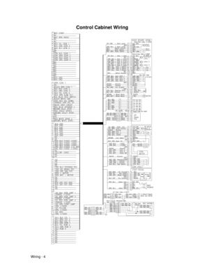 Page 86Wiring - 4Control Cabinet Wiring 