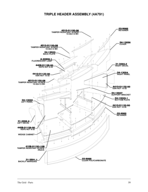 Page 58The Grid - Parts59
TRIPLE HEADER ASSEMBLY (4A791)



&/($5 32/