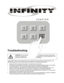Page 59 
CHAPTER 
Troubleshooting 
 CAUTION : 
Do not remove      or install any connector when power is 
turned on. Doing so will     damage the CPU board assembly or the 
hard disk drive and void   the warranty. 
Touchmaster® Inifnity uses complex electronic components that are sensitive to static electricity. The 
following precautions must be observed and followed prior to handling any electronics. 
• 
Ensure that the AC power to the cabinet is turned off prior to servicing. 
• 
Discharge any static...
