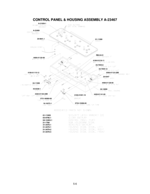 Page 925-6
CONTROL PANEL & HOUSING ASSEMBLY A-23467
4408-01120-00
04-1285020-9347
4408-01128-00
4320-01164-20B
4420-01141-00 04-11089 4106-01115-1220-9841.1 A-23469
01-11996
31-3478.1 04-12403.1 03-9796.1 01-11955
A-21939-1
03-8338-1
5731-06569-00
16-10272-15733-15299-00
31-3479-3 31-3479-2 31-3479-1 31-1768
4106-01001-1003-7655-12 4108-01219-11
03-7655-8RM-42-01
4308-01123-20B 