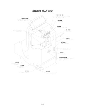 Page 865-3
CABINET REAR VIEW 