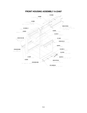 Page 875-4
FRONT HOUSING ASSEMBLY A-23487 