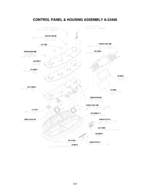 Page 895-6
CONTROL PANEL & HOUSING ASSEMBLY A-23489 