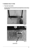 Page 1717
 ASSEMBLING TABLE TO STAND
1. Place stand in open position.
 Set caster wheel locks to the locked position by pressing latch down as shown in Figure 
22 and Figure 23.
Figure-22
Locked Position
Figure-23   