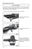 Page 1614
SiDE HANDLE iNSTALLATiON
During  the  use  of  Alpha
®  Core  Bits  and  Proﬁlers,  use  of  the  center  handle  is 
recommended. The center handle will allow the operator to have better control and 
ease of operation during these applications.
To switch from center handle to side handle, follow the steps below:
  CAUTION!
Figure-12
Figure-13
Figure-14 Remove both side crews from 
center handle.
Pull  handle  forward  and  clear 
of polisher.
Thread  the  sidehandle  into 
either  the  left  or...