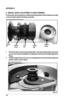 Page 4444
Figure-42
Figure-43
Manual Height Adjustment Flange Assembly
Manual Height Adjustment Flange
Flange 
NutAdjust
Screw
Lock
NutAdjust
Nut
Bottom
Pulley
 
APPENDIX A
  MANUAL HEIGHT ADJUSTMENT FLANGE ASSEMBLY
For those end-users wanting to run a different grinding wheel on their E\
cogrinder, we make 
a	manual	height	adjustment	flange	assembly.
 
1.  Follow the steps to remove the grinding wheel.  Once the grinding wheel \
is removed, 
you can now start the installation and adjustment of the manual...