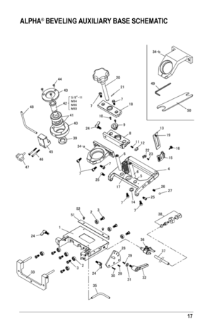 Page 1717
AlPhA® BeVelING AUxIlIAry BAse sCheMATIC   