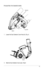 Page 1111
 MOuNTING ThE DIaMOND WhEEl
1.  loosen the Dust Collection Cover Knob (a). (fig. 4)
2.  Slide the Dust Collection Cover open. (fig.5)
(fig.5)
(fig.4)
Knob (a)
lock Pin  
