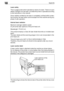 Page 12410Appendix
10-10Laser safety
This is a page printer which operates by means of a laser. There is no pos-
sibility of danger from the laser, provided the printer is operated according 
to the instructions in this manual.
Since radiation emitted by the laser is completely confined within protec-
tive housing, the laser beam cannot escape from the machine during any 
phase of user operation.
Internal laser radiation
Maximum average radiation power:
27 µ W at the laser aperture of the print head unit....