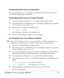 Page 117Emulations, Fonts, and Other Software 117
Downloading Disk Fonts via CrownAdmin
We recommend that you use CrownAdmin to download PostScript fonts. Refer to the 
CrownAdmin online help for instructions.
Downloading Disk Fonts via a Parallel Interface
1Turn on the printer, and wait for IDLE
 to display in the message window.
2Insert the font disk or CD-ROM in your PC, and change to that drive (for example, if 
you’re using the A drive, type a:
¿
).
3Send the fonts to the printer’s hard disk. Type
copy...