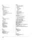 Page 164164
K
Kanji
Option kit 120
Software requirements 119
Keys
Security 107
Kit 20
5-bin Mailbox 101
BuzzBox 106
DECnet interfaces 122
IDE hard disk 126
Kanji font internal IDE hard disk 118
PlanetPress 121
QFORM 121
SCSI 124
L
Labels
Continuous printing 38
Loading 38
Printing 38
LAN
Manager 121
Server 121
Laser lens cover 17
Lineprinter, DOC 157
LN03 114
LN03, DOC 159
Loading media 40
Lower input feeder
Removing 142
M
Mailbox 101
Bin 104
Mailbox jam 90
Mailbox jam message 90
Maintenance
Paper exit rollers...