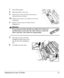 Page 27Replacing the Fuser Oil Roller 27
1Turn off the printer.
2Open the printer’s top cover.
3Rotate the two fuser oil roller lock levers to 
release the fuser oil roller.
5Dispose of it properly according to your local 
regulations.
4Remove the new fuser oil roller from its 
shipping box.
Attention
If you set the new fuser oil roller on a table, do it as shown in 
the illustration. Do not allow the roller surface to contact the 
table or get dirty. This could lower image quality.
5Insert the new fuser oil...