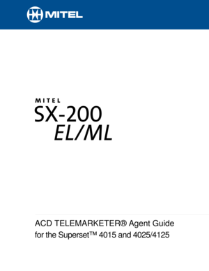 Page 1ACD TELEMARKETER® Agent Guide 