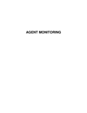 Page 27AGENT MONITORING 