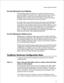 Page 30Hardware Installation Planning 
Fax Port Planning for Fax Publishing 
A Fax Publishing application usually has some number of documents stored in 
special fau mailboxes on the Series G server. Callers that reach the system use their 
push-button phones to request that certain documents be faxed to them. Fax 
Publishing requires a minimum number of fax channels connected with inbound 
line groups to place the documents in the system for retrieval. 
If you allow callers to receive the fax documents online...