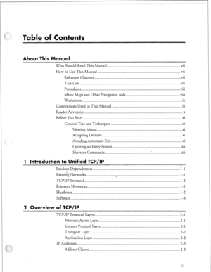 Page 286his 
Who Should Read This Manual.. ...................................................................... vii 
How to Use This Manual ................................................................................. vii 
Reference Chapters ......................................................................................... vii 
Task Lists ....................................................................................................... vii 
Procedures ......