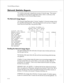 Page 239Nenvork Billing and Reports 
Two statistics reports give comprehensive pictures of network usage. These reports 
are available from the Network Usage Report Menu, which is a sub-menu of the 
Statistics Menu (not the Network Reports menu). 
The Network sage Report 
The Network Usage Report gives 15 minute “snapshots” of network message activity 
for a specified reporting period. This reporting period can be any hour, or range of 
hours, from the current day or the previous 6 days. 
12/04/95 8hr-17hr...