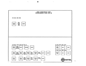 Page 160‘.’ !&. 
AREA CODE/OFFICE CODE 
PROGRAMMING FORM AR!3 48 
FDA LOCAL AREA COOE 
TO OELETE. ADO OR VIEW FOR AM 4A TO VIEW OFFICE WIDE TABLE 
TO VIEW OFFICE COOE ENTRIES 
BP 
MIT-EL .?  