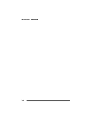 Page 258Technician’s Handbook
248 