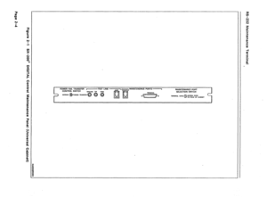 Page 221POWER FAIL TRANSFEW b-TEST LlNE 
CONTROL SWITCH JACW 8 ,CONSOLE MAINTENANCE PORTS I 
MAINTENANCE PORT 
GAOUHO TIP bllNO 
@ TERYlNAL SELECTION SWITCH 
NORMlL 
o
p TERMIH‘U ,DlEl 
6 HDOEN IDCE, 
on REAA OF C‘WINET  