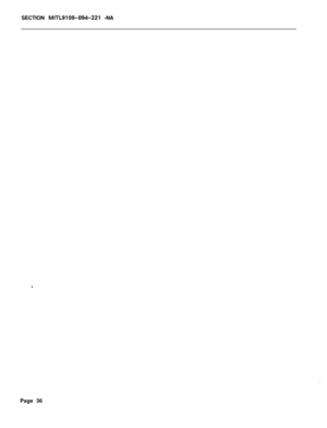 Page 466SECTION MITL9109-094-221 -NA
.Page 36 