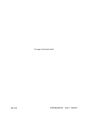 Page 658620 B-6 This page intentionally blank. 
9109-094-620-NA issue 3 Revision 1  