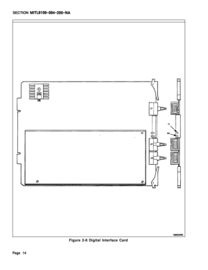 Page 22SECTION MITL9109-094-200-NATX
7685EOROFigure 2-8 Digital Interface Card
Page 14 