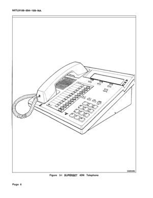 Page 87MITL9109-094-109-NAFigure 3-l 
SUPERSET 4DN Telephone
Page 6 