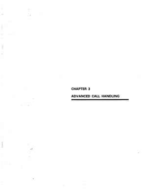 Page 33CHAPTER 3 
ADVANCED CALL HANDLING  