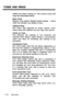 Page 26TONES AND RINGS 
telling you what is going on. The various tones and 
rings are described below. 
Busy lone 
Regular long pulses (beeep-beeep-beeep) - heard 
when the number you dialed is busy. 
Callback Ring 
One short ring followed by three regular rings, 
heard when the callback you set rings your phone. 
Camp-on Tone 
One (internal call waiting) or two (external call 
waiting) short beeps, heard during a conversation 
when you have an incoming call waiting to be 
answered. 
Conference Tone 
One short...