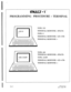 Page 453. 
I 
PROGRAMMING PROCEDURE - TERMINAL 
c 
>523 8 
> TYPE: 523 
TERMINAL 
TYPE: 8 
TERMINAL 
RESPONSE:  
TERMINAL 
RESPONSE: >  RESPONSE:  
/  
TYPE: 601 
TERMINAL RESPONSE:  
TYPE: 214## 
TERMINAL RESPONSE:  
TERMINAL RESPONSE: > 
Page -8 2000-001-Ol-Ae 
fssue I. August 1986  