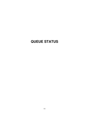 Page 1111
QUEUE STATUS 