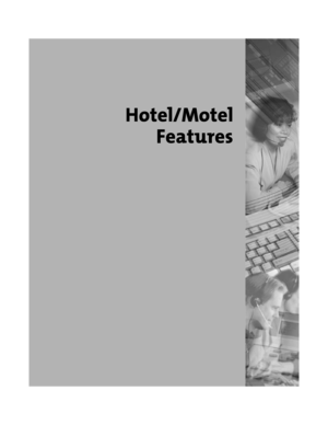 Page 71+RWHO0RWHO
)HDWXUHV
SS7000.book : hotel-motel.fm  Page 63  Monday, April 5, 1999  9:39 AM 