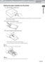 Page 23Loading paper
Preparation
EN-23
Setting the paper-cassette into the printer
1
Open the paper-cassette door. 
When closing the paper-cassette door, push the paper-cassette door tab in as you close the door until it 
clicks into place and locks.
2Remove the protection sheet.
3Insert the paper-cassette all the way. 
Push the paper-cassette until it clicks into place.
To remove the paper-cassette, pull it out holding both sides.
Tip
Printed paper is ejected onto the top of the paper-cassette.  
Note
Do not...