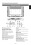 Page 13English-9
English
1  AC IN (3-pin, with earth terminal)
Connects with the supplied power cord.
2  EXTERNAL SPEAKER TERMINAL
Connects with the special stereo speakers (option).
3  AUDIO IN
Connects with the audio output connector of external  
equipment such as a computer, VCR, and DVD player. 
(a) AUDIO1: ø3.5 stereo mini-jack connector
(b) AUDIO2: RCA connector
(c) AUDIO3: RCA connector
4  AUDIO OUT (RCA)
Outputs the signal that is supplied to the selected AUDIO IN  
connector. Connects with an external...